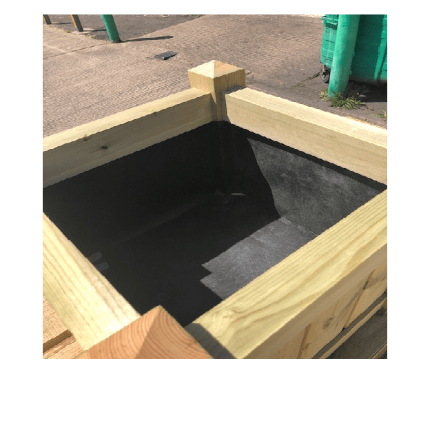 Planter with Lining