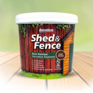 Shed & Fence Treatment Dark Brown 5 Litre