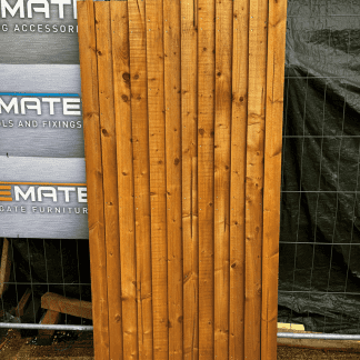 Brown Treated Contractor Gate